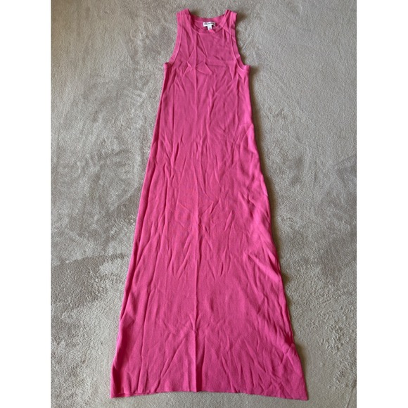 The Drop Women's Small‎ Knit Maxi Dress Sleeveless Casual Summer Dress Pink - Picture 1 of 6
